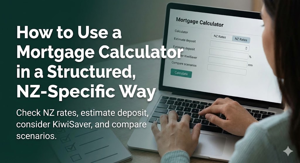 Calculator and house keys representing mortgage calculations