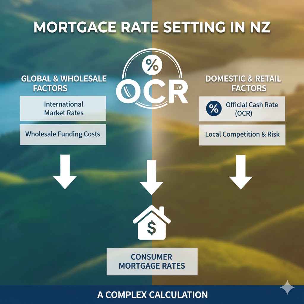 Mortgage rate setting NZ