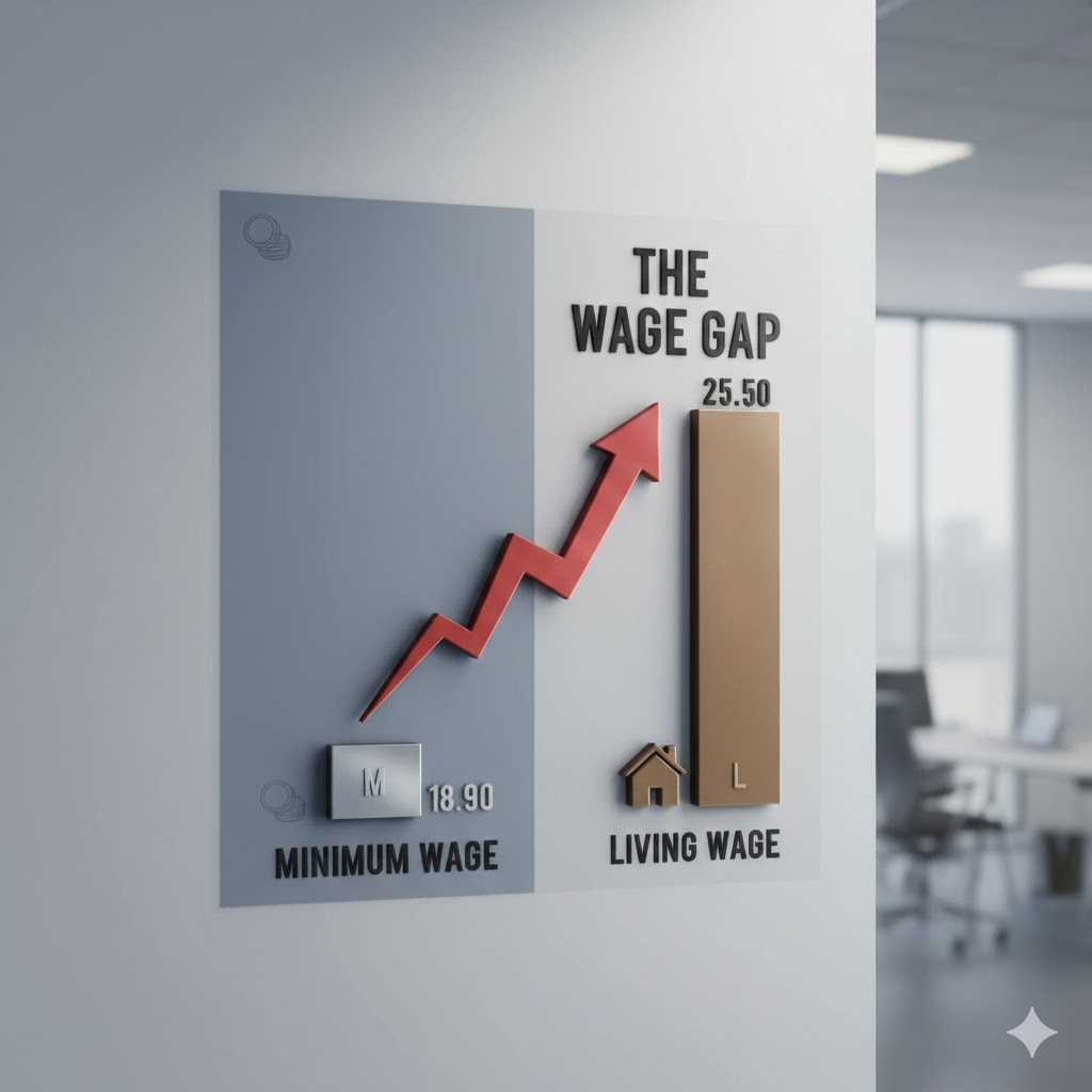 Minimum wage vs living wage