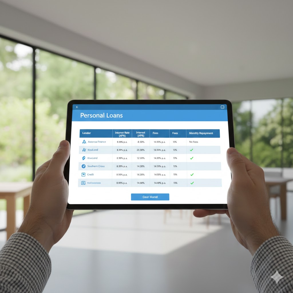 Personal Loan Interest Rates NZ 2026 — Comparison Table