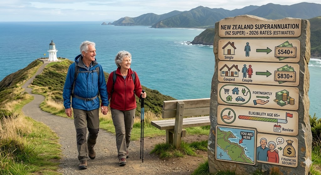 How much is NZ Super per fortnight in 2026?