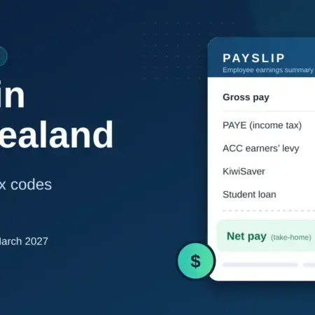 PAYE in New Zealand 2026/27: How It Works, Tax Codes and Deductions